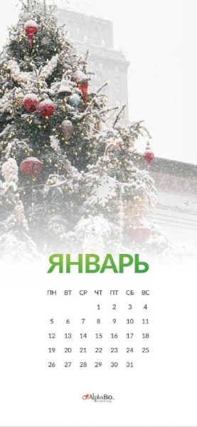 Январские обои от Alpha-Bio Tec. Медторг