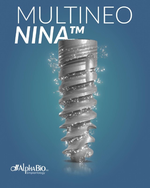 Имплантаты MultiNeO NiNA™ появились в 2022 году и сразу стали выбором тысяч специалистов по всему миру. Разработанные компанией Alpha-Bio Tec, они отличаются особой поверхностью, созданной для максимальной биологической совместимости и ускоренного приживления. Медторг